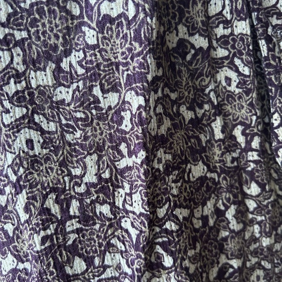 Lee David woman collection rayon blouse V-neck button down plus size - Picture 3 of 4